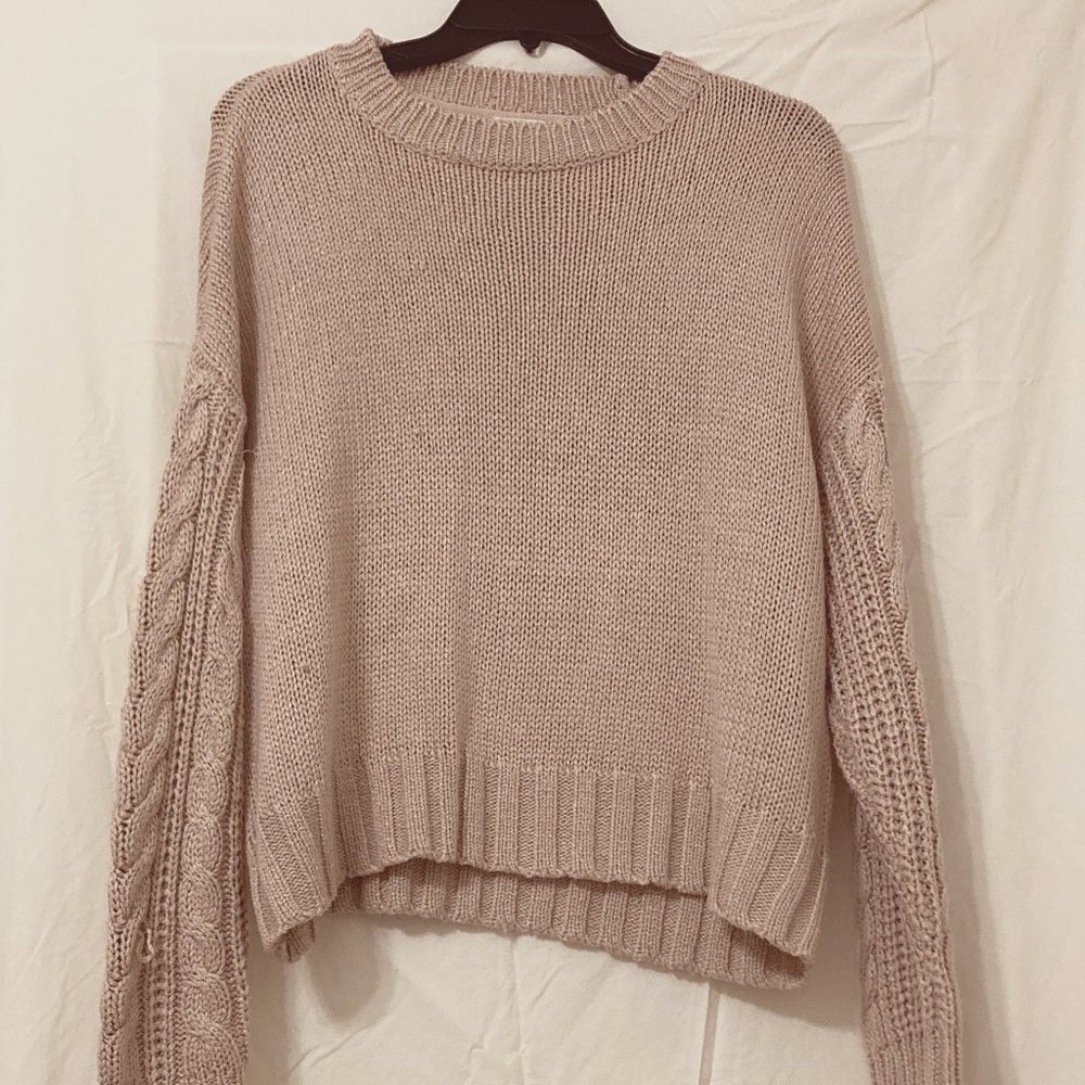 Pink knitted Sweater